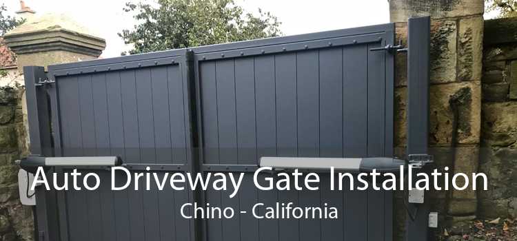 Auto Driveway Gate Installation Chino - California