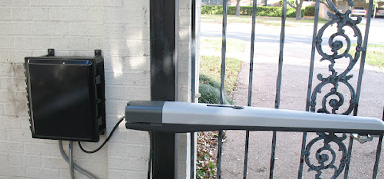 auto driveway gate opener installation in La Habra